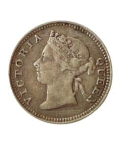 British Honduras Victoria Silver 5 Cents 1894