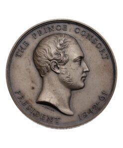 Prince Albert Royal Society of Arts, Manufactures and Commerce Silver Medal, by W. Wyon