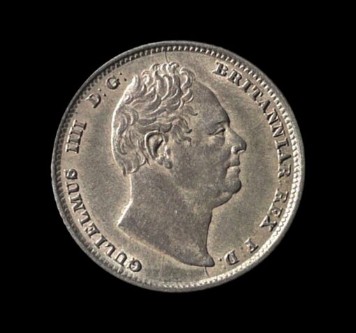 William IV Sixpence 1834 - Rare in this Grade - Image 3