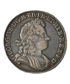 George I Halfcrown 1717 TIRTIO, Roses and Plumes - Image 4