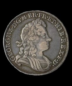 George I Halfcrown 1717 TIRTIO, Roses and Plumes - Image 3