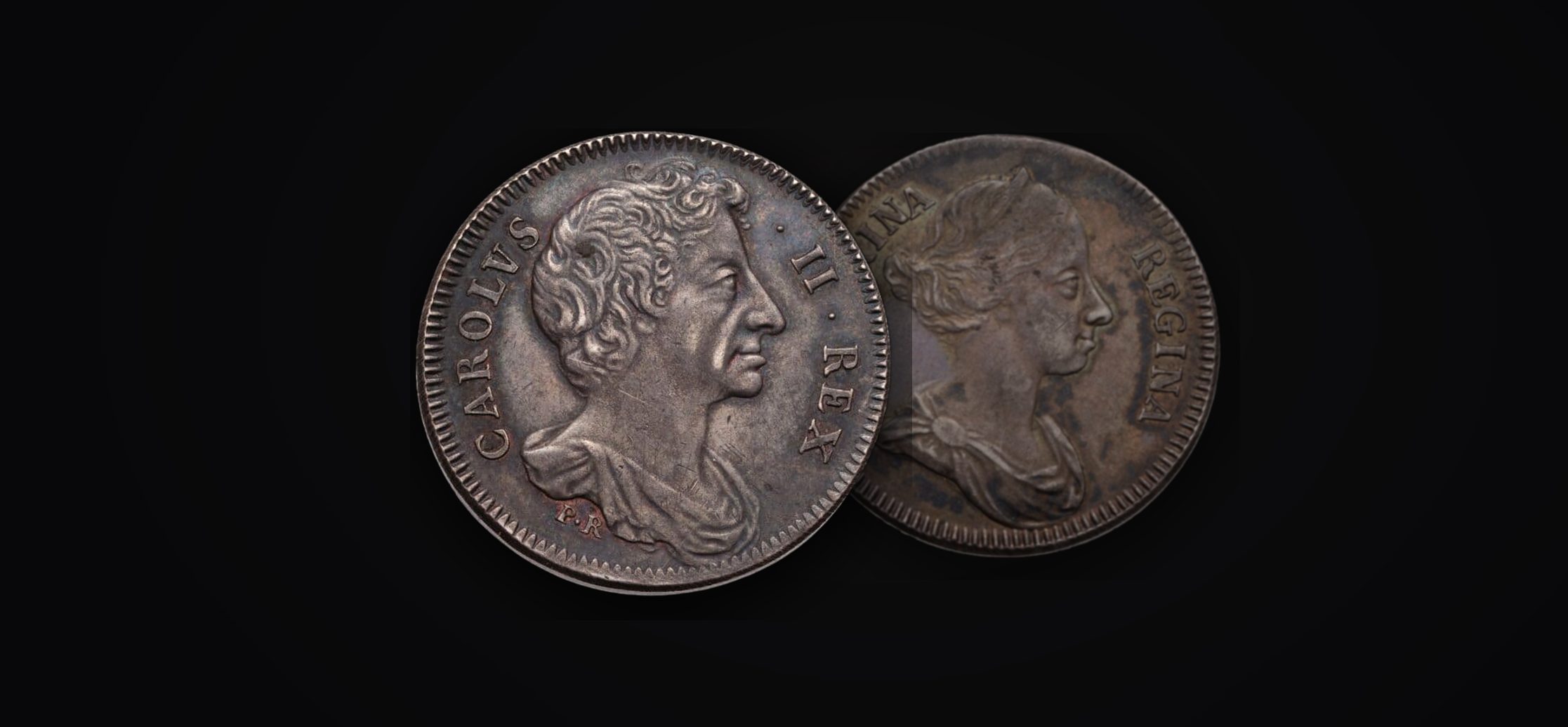 Charles II and Catherine of Braganza medals - British coins and medals for sale at B and G Coins