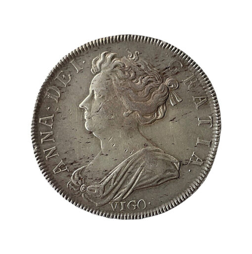 Anne Halfcrown 1703 TERTIO VIGO below bust, Pre Union - Image 2