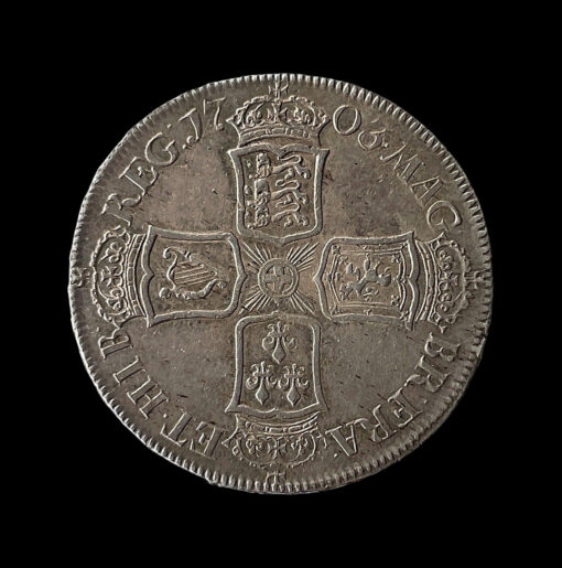 Anne Halfcrown 1703 TERTIO VIGO below bust, Pre Union - Image 3