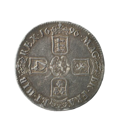 William III Crown 1696 OCTAVO 1st Bust - Image 4