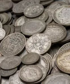 500g Mixed Date Unsorted 1920-1947 50% British Silver Bullion Coins - Best Price Anywhere and below Spot!